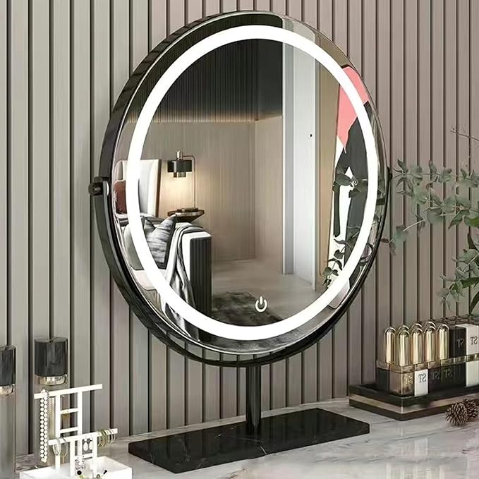 Round LED Makeup Mirror