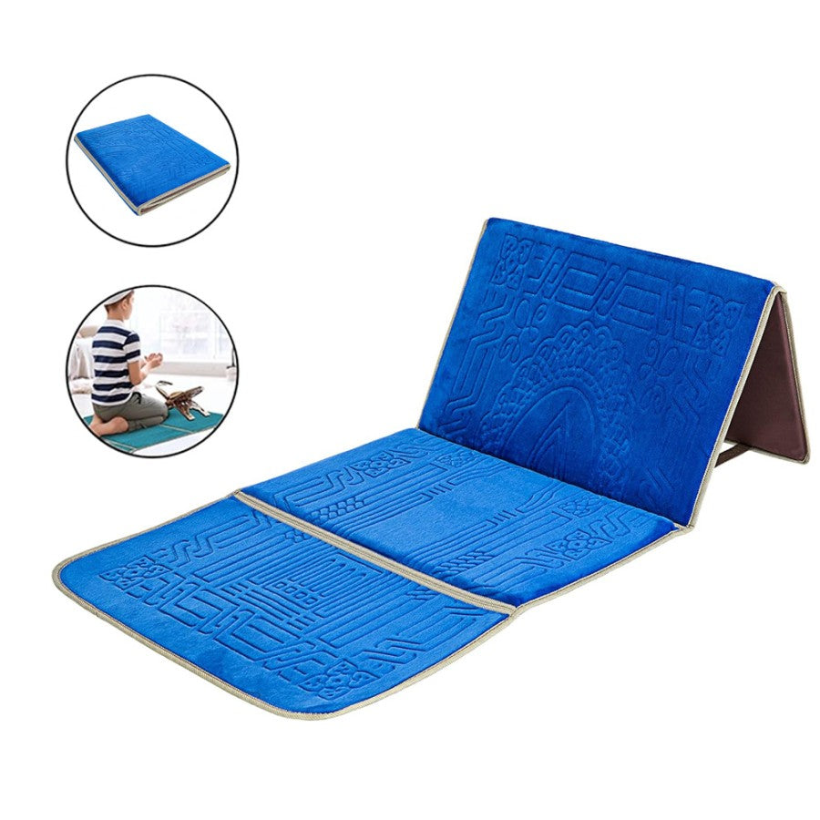 Prayer Rug Mat with Back Sitter Support